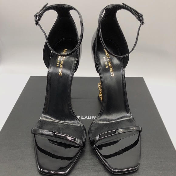 Saint Laurent Opyum Patent Leather Sandals - Picture 2 of 11